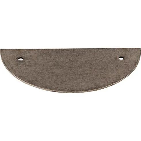 Top Knobs Half Circle Backplate 3 1/2 Inch (c-c) by Top Knobs