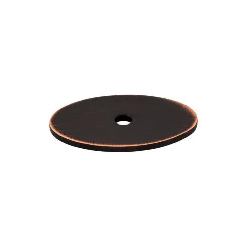 Top Knobs Oval Backplate Medium 1 1/2 Inch by Top Knobs