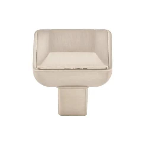 brushed satin nickel knob