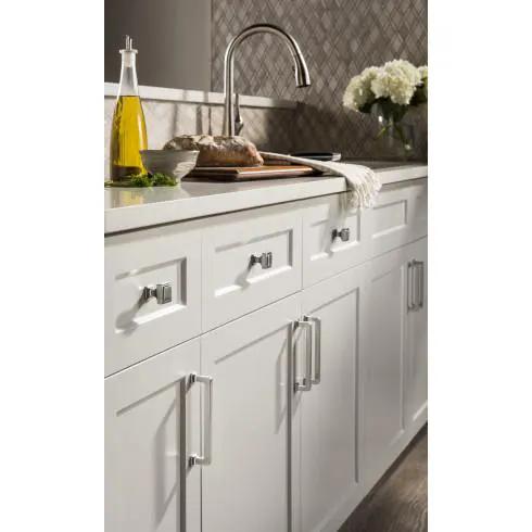 brushed satin nickel pull
