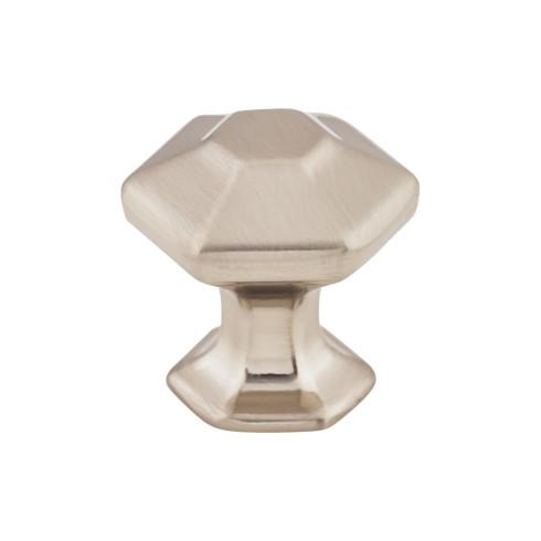 brushed satin nickel knob
