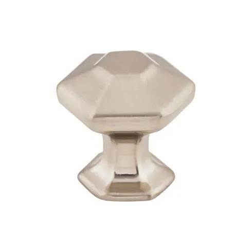 brushed satin nickel knob