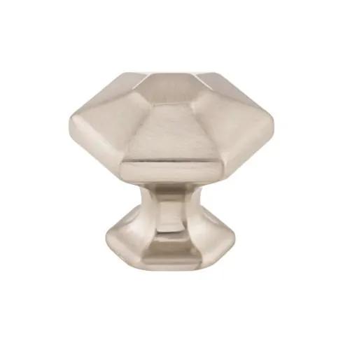 brushed satin nickel knob