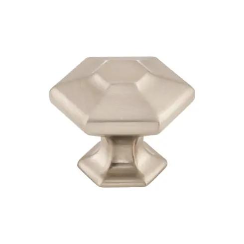 brushed satin nickel knob