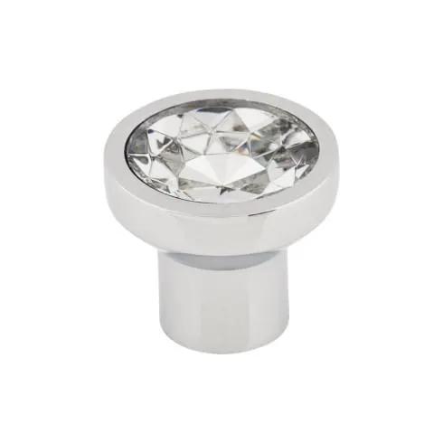 Top Knobs Wentworth Crystal Round Knob 13/16 Inch by Top Knobs