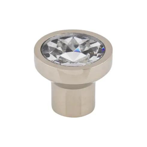 Top Knobs Wentworth Crystal Round Knob 13/16 Inch by Top Knobs