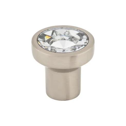 brushed satin nickel knob