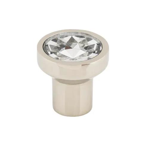 Top Knobs Wentworth Crystal Round Knob 1 1/8 Inch by Top Knobs