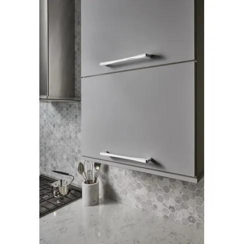 brushed satin nickel pull