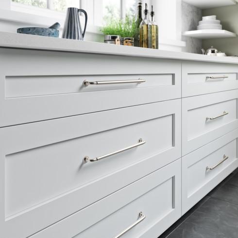 brushed satin nickel pull