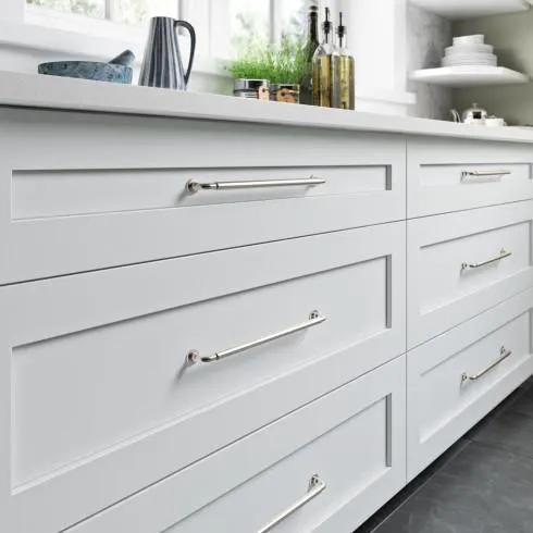 brushed satin nickel pull