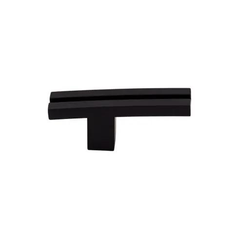 flat black knob