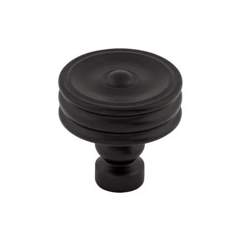 Top Knobs Brixton Ridged Knob 1 1/4 Inch by Top Knobs