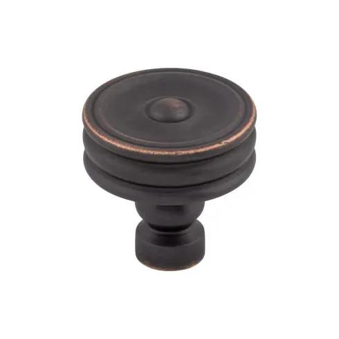 Top Knobs Brixton Ridged Knob 1 1/4 Inch by Top Knobs