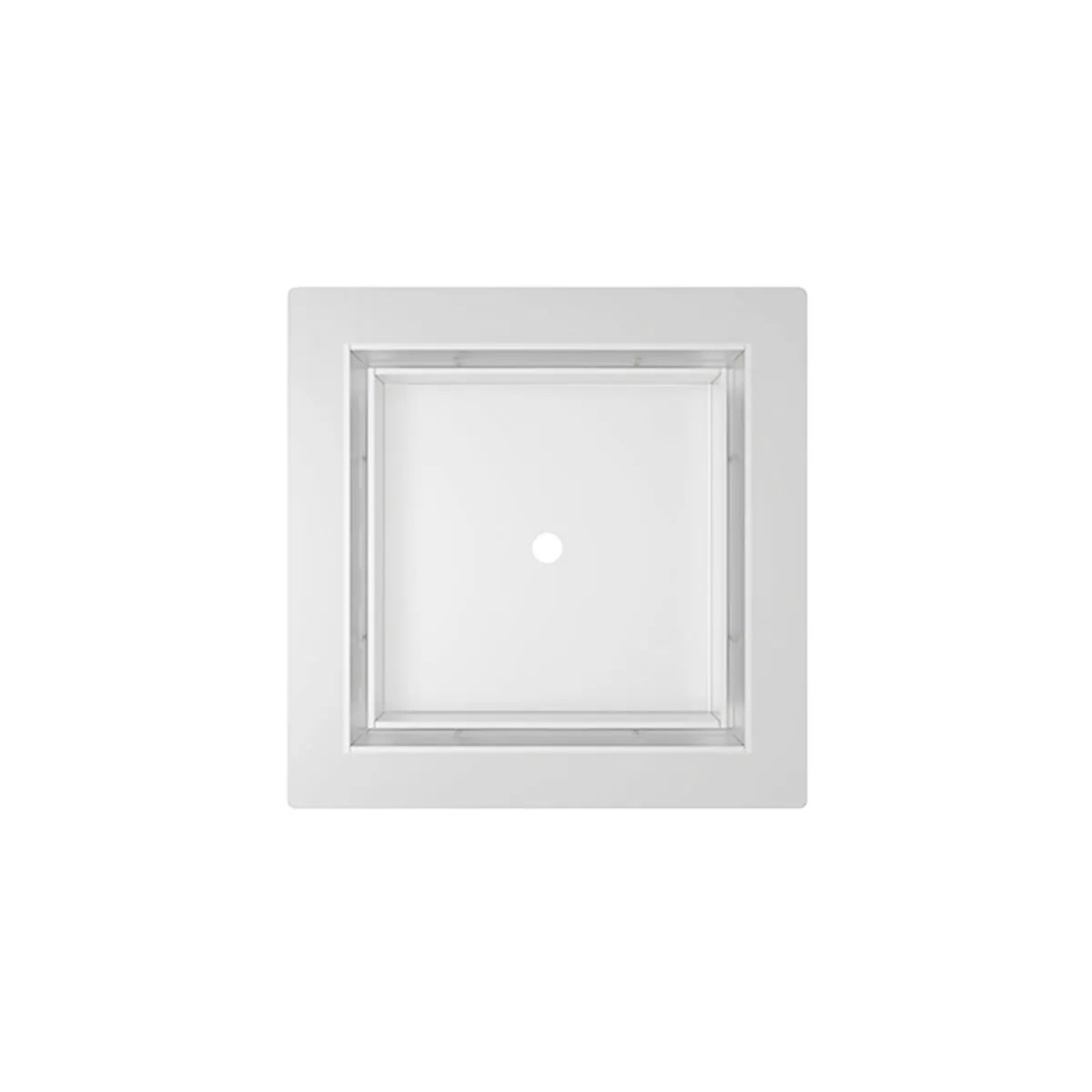 Infinity Drain 5 x 5 Flanged Tile Drain Strainer for 3/8" tile with 2 Throat by Infinity Drain