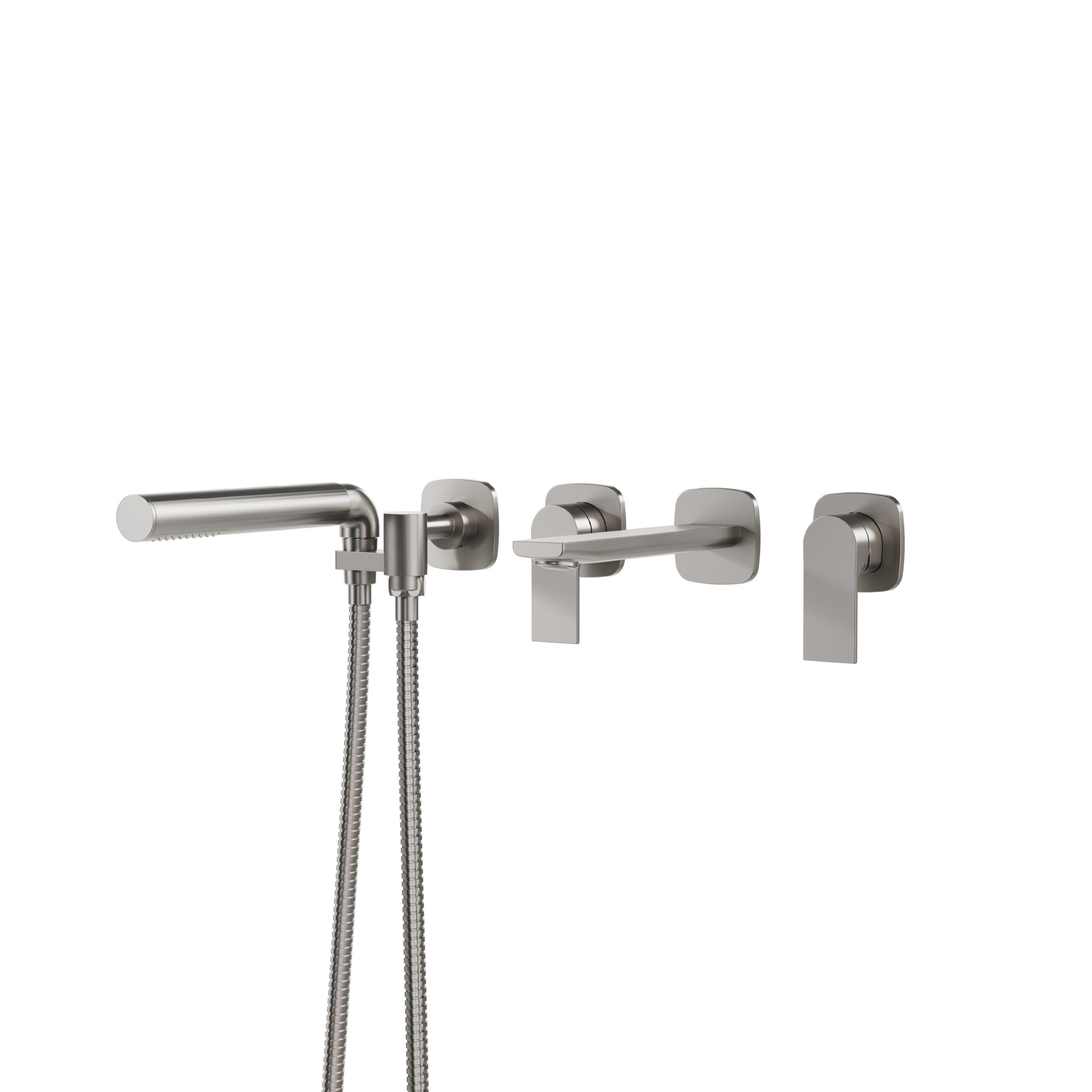 Aquabrass TMR Plus Wallmount Tub Filler with Handshower