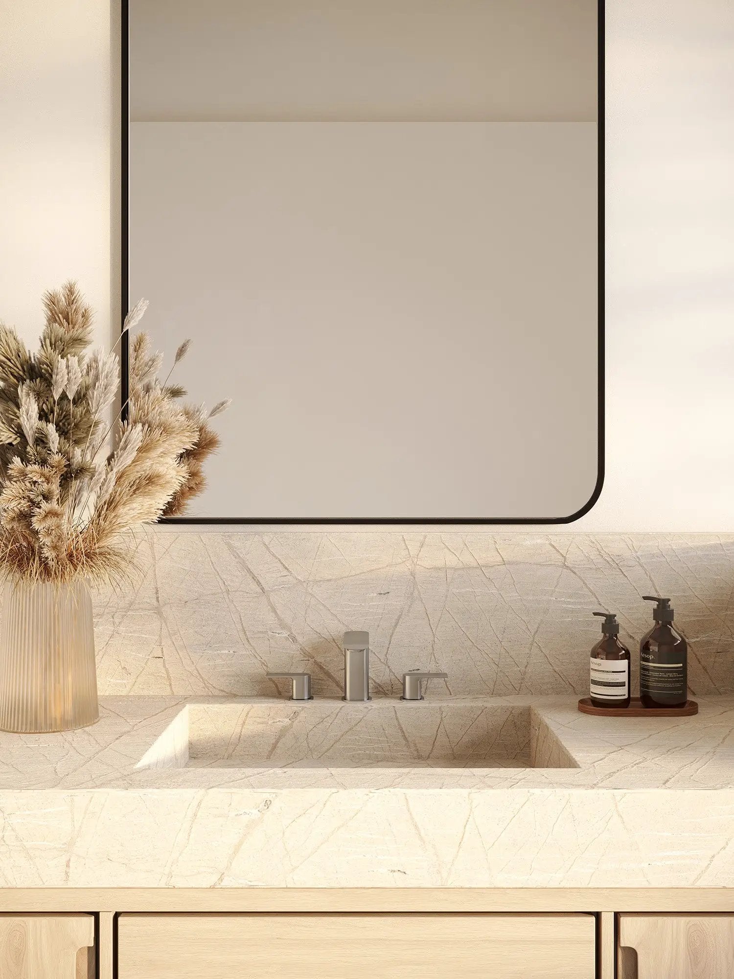 brushed nickel bathroom faucet