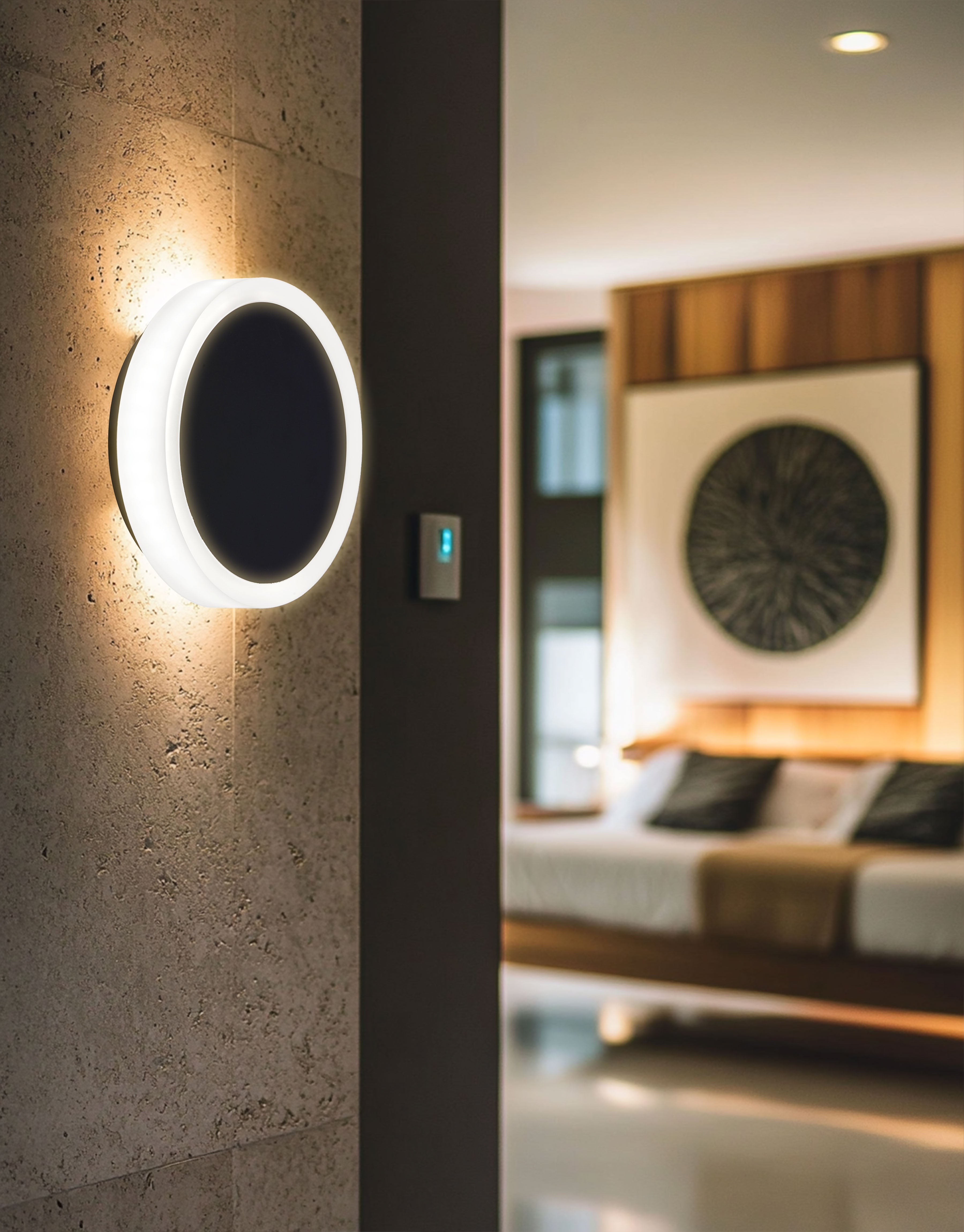 matte black wall mount