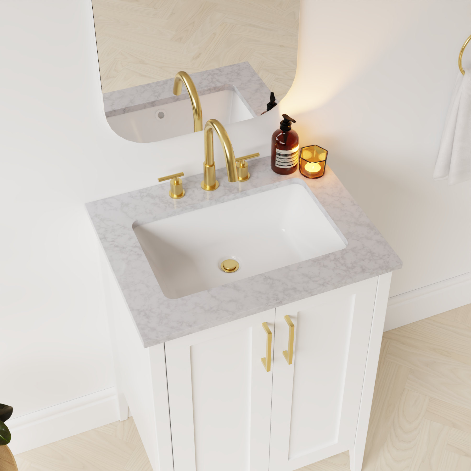 carrara vanity top