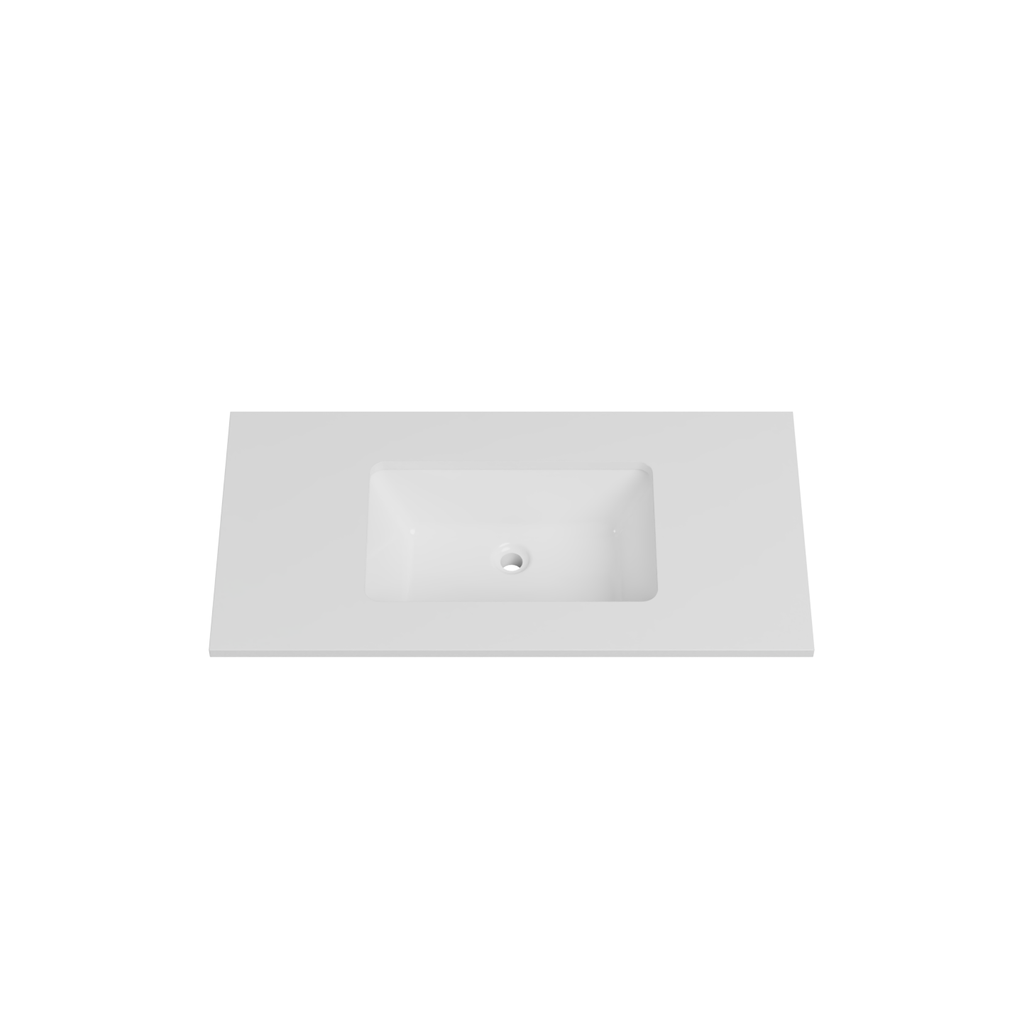 arctic white vanity top