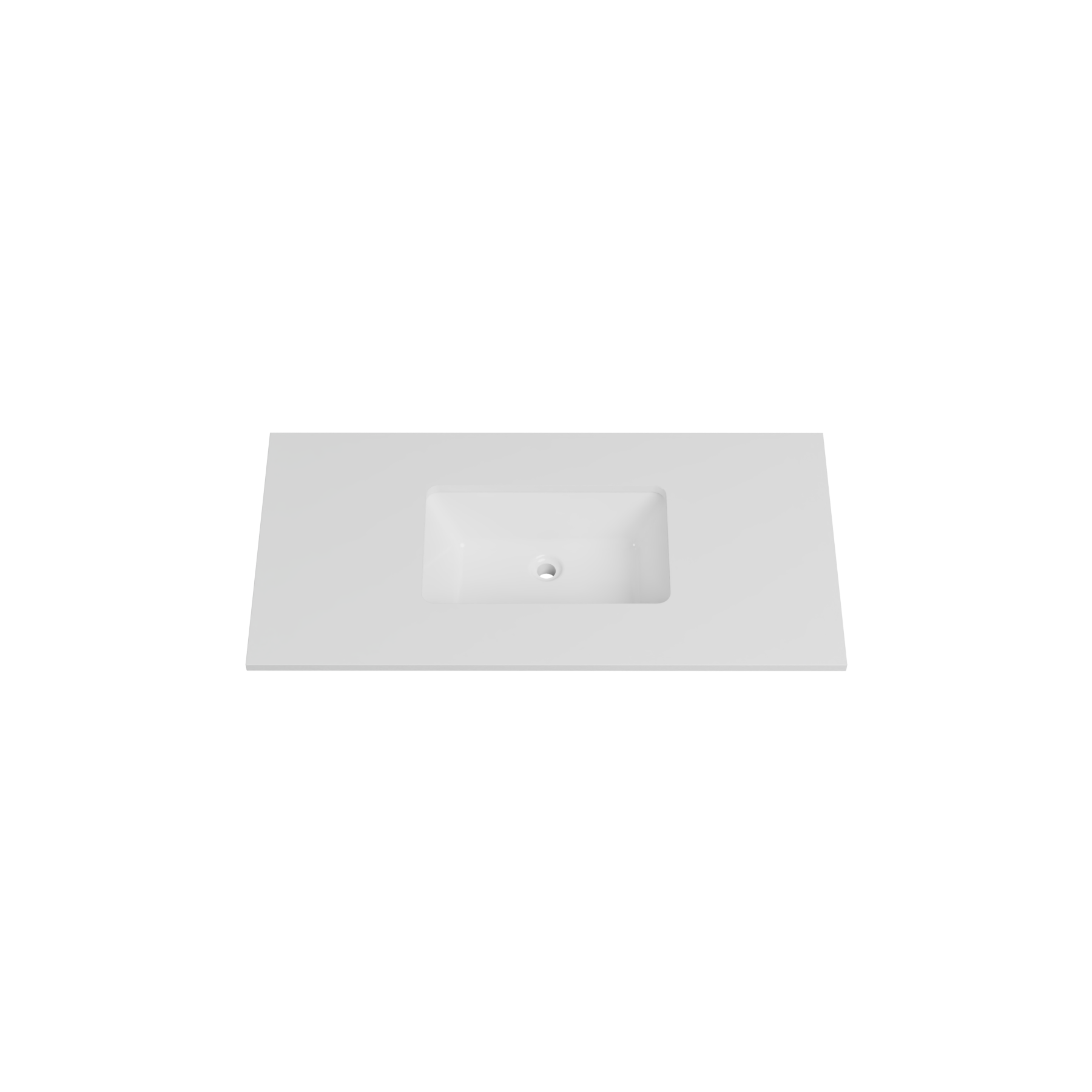 arctic white vanity top