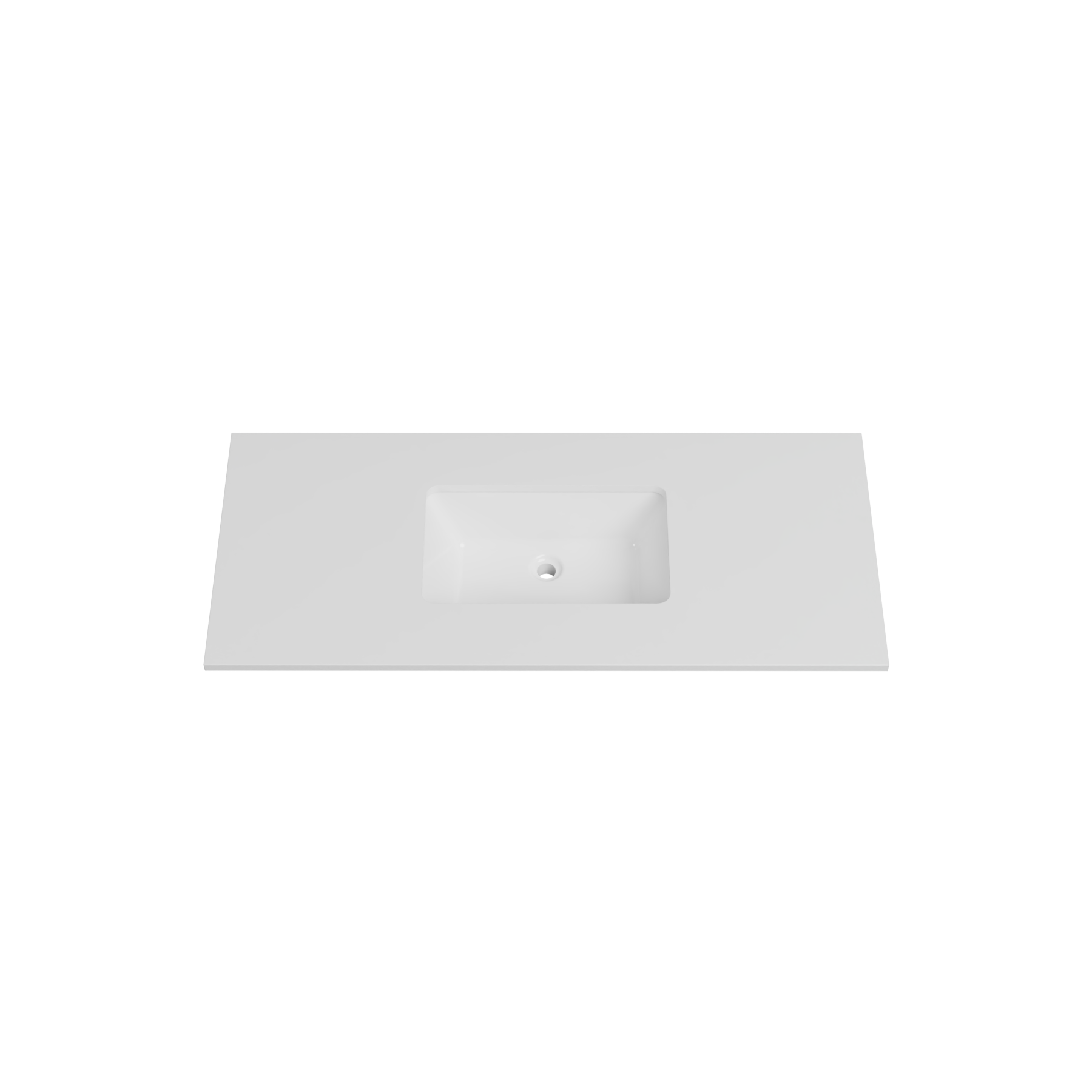 arctic white vanity top