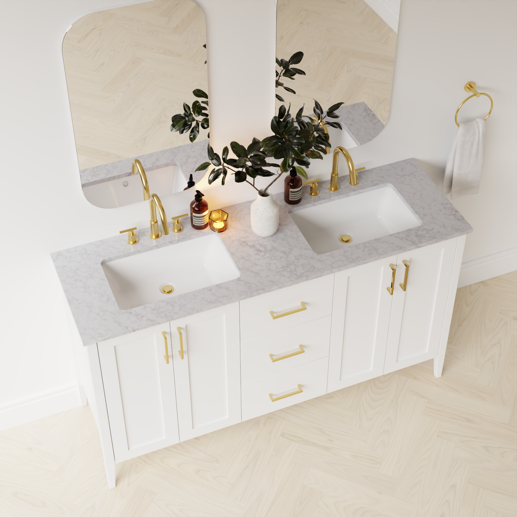 carrara vanity top