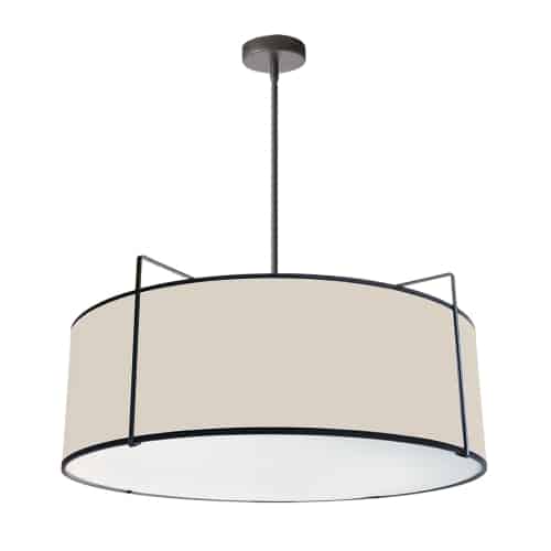 Dainolite 4 Light Drum Pendant