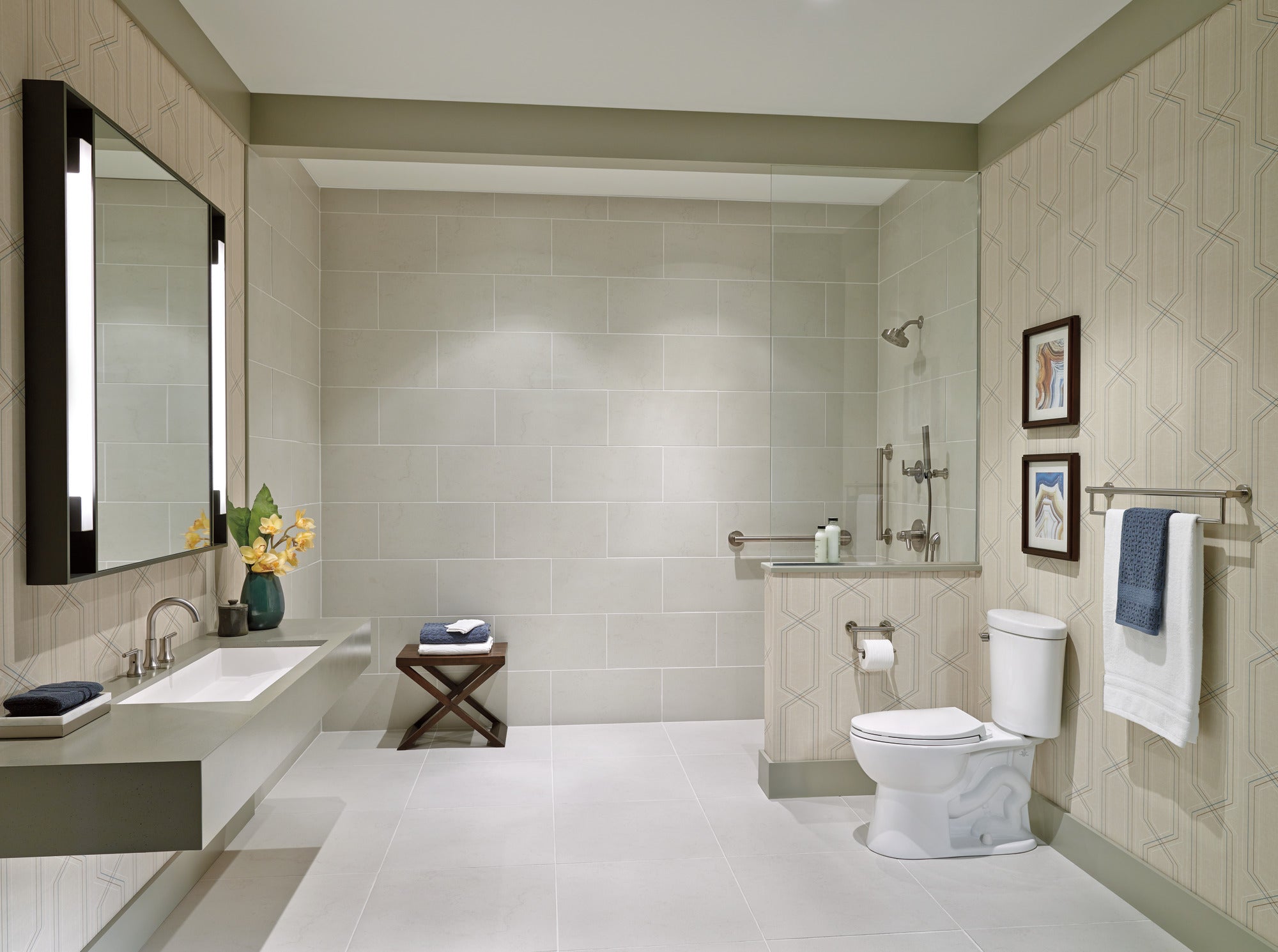 stainless bathroom faucet