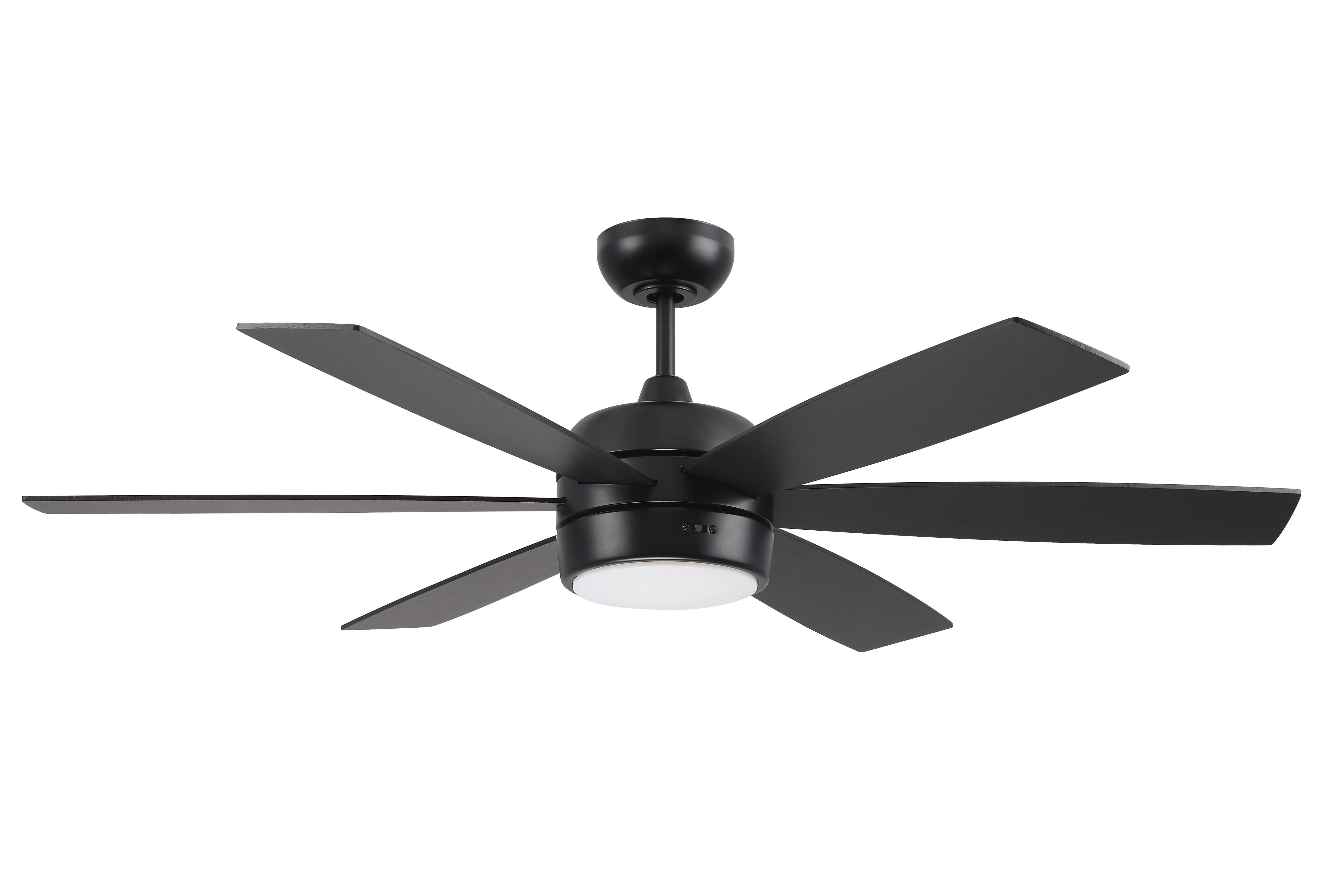 flat black ceiling fans
