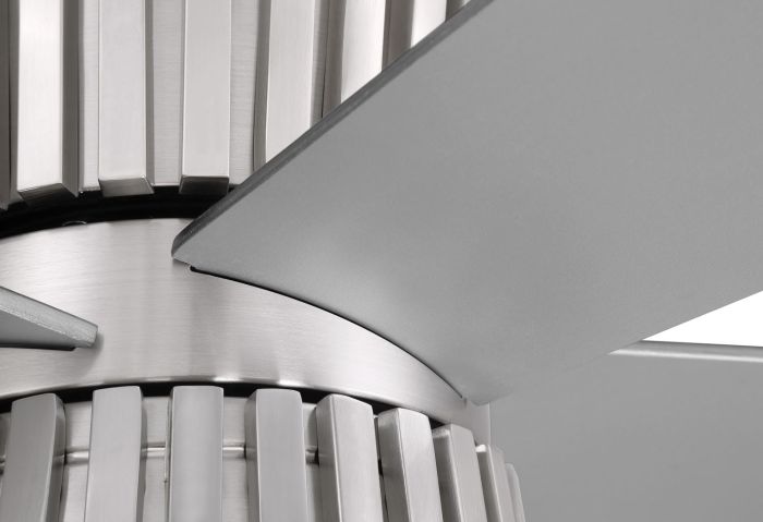 brushed polished nickel ceiling fans