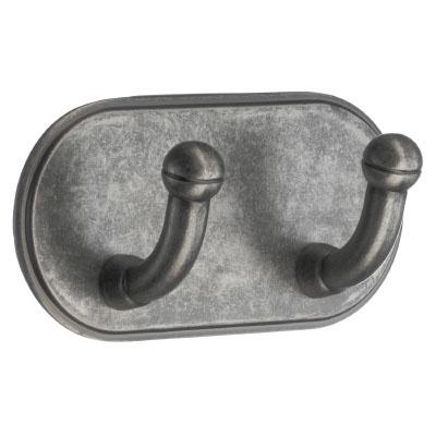 pewter double hook