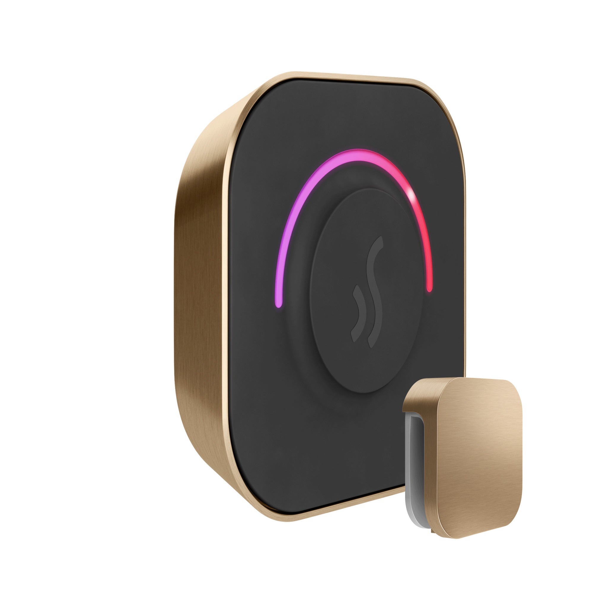 brushed bronze control