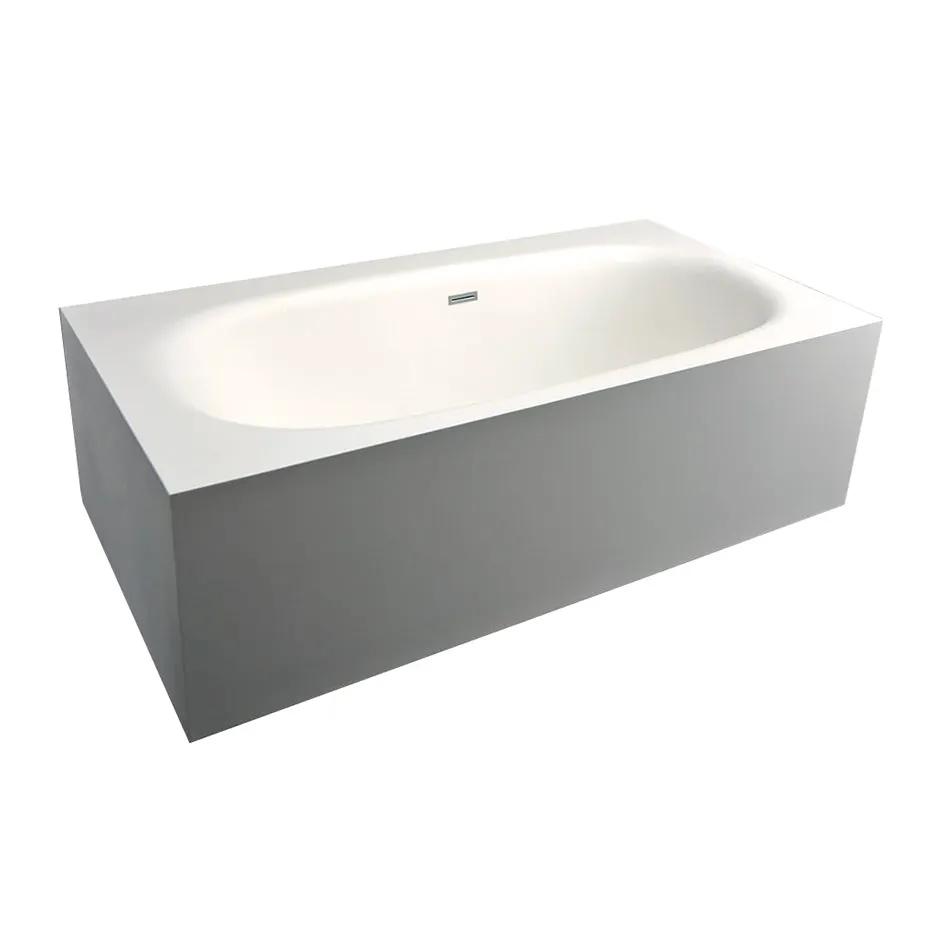 matte white tub