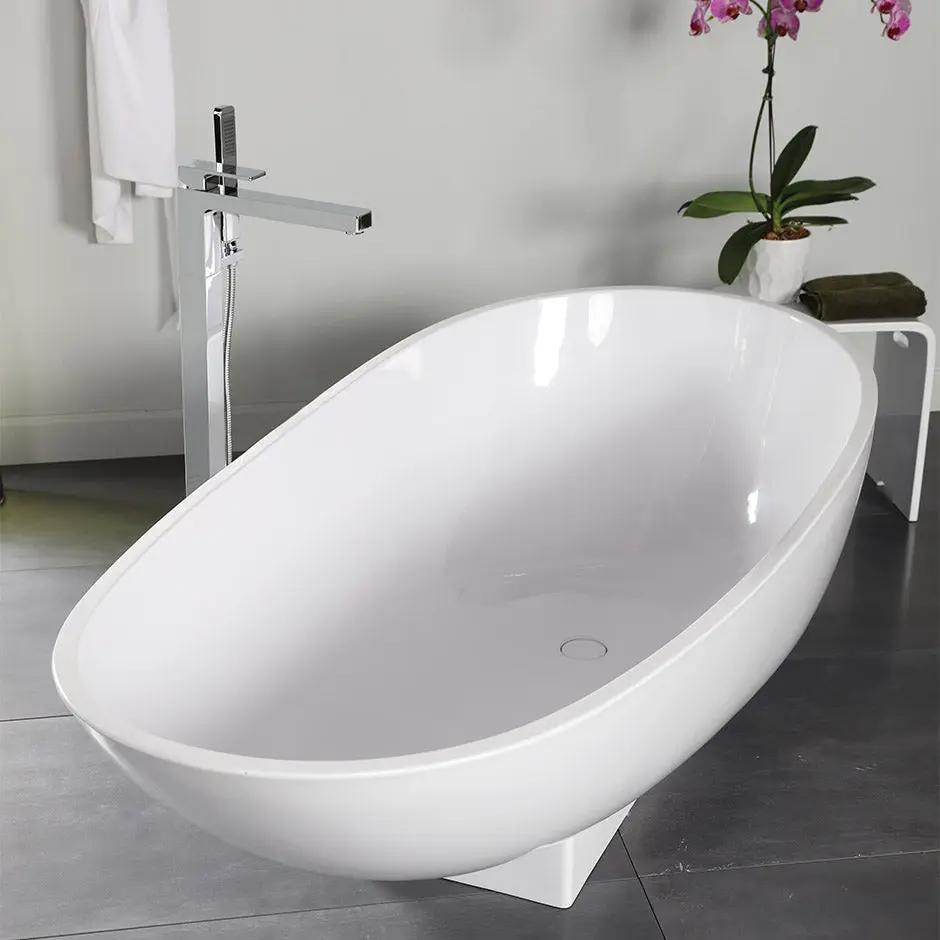 gloss white tub