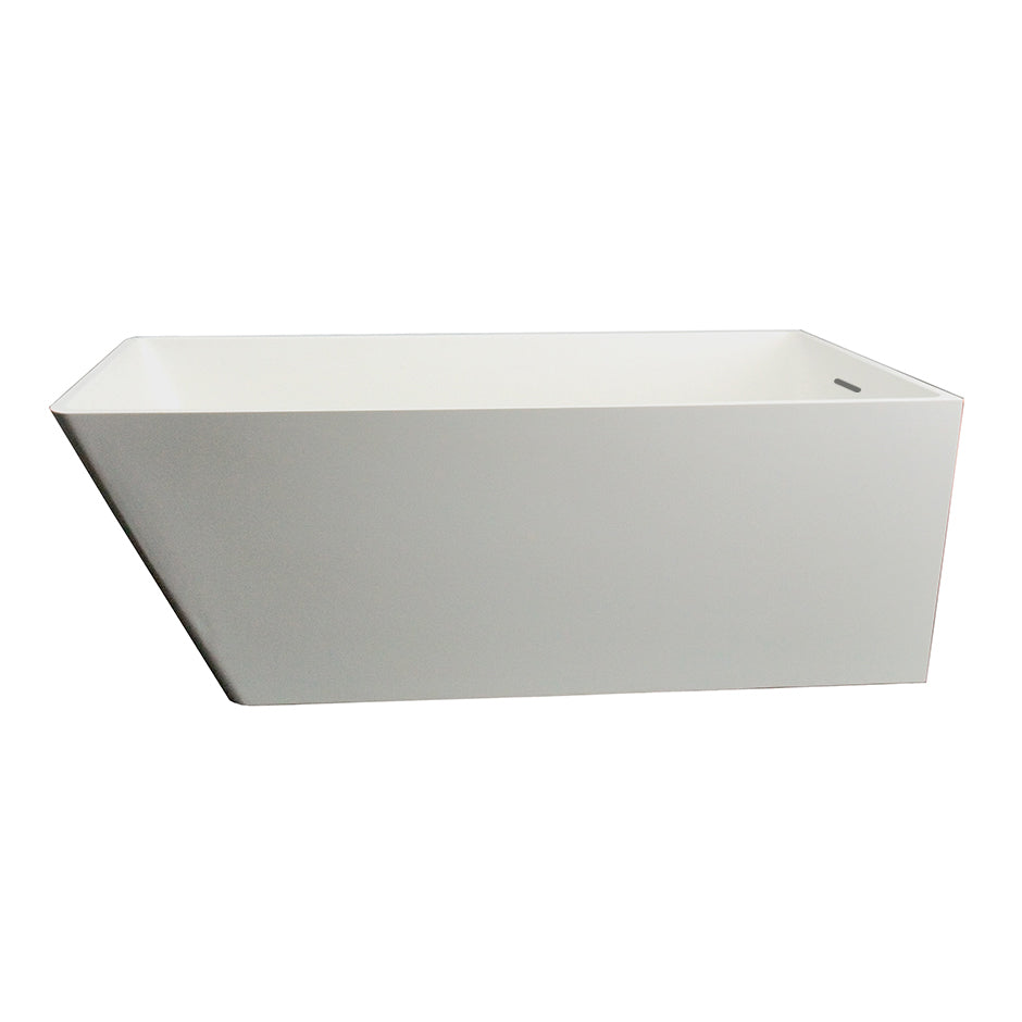 matte white tub