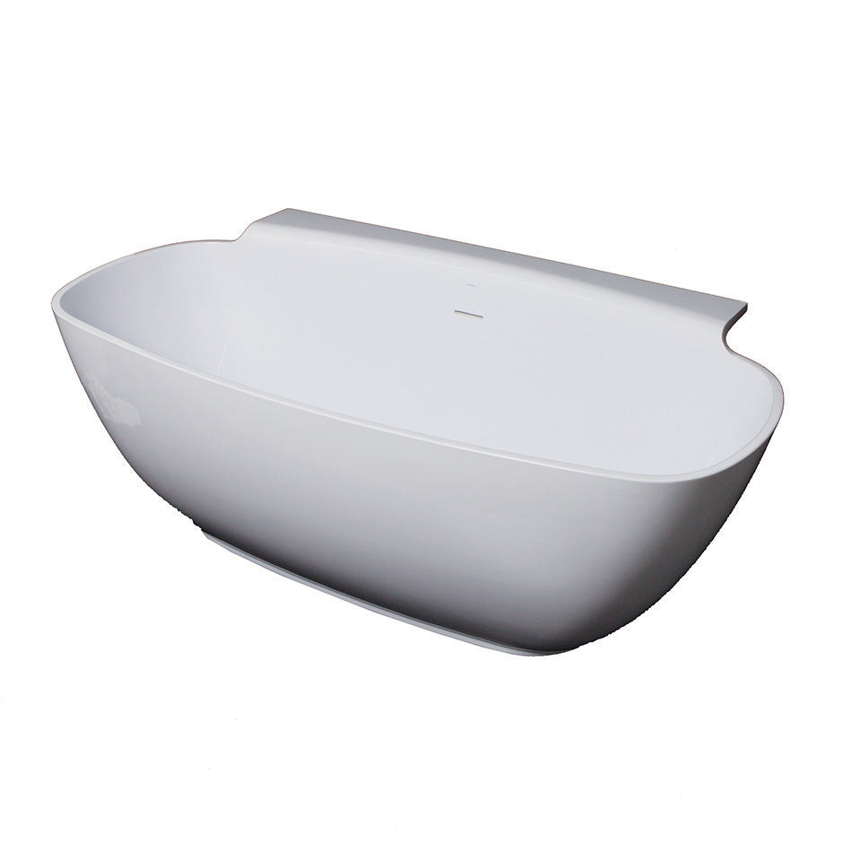matte white tub