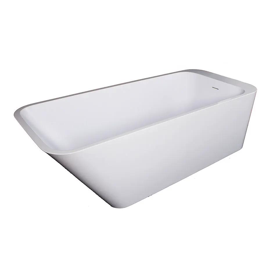 matte white tub