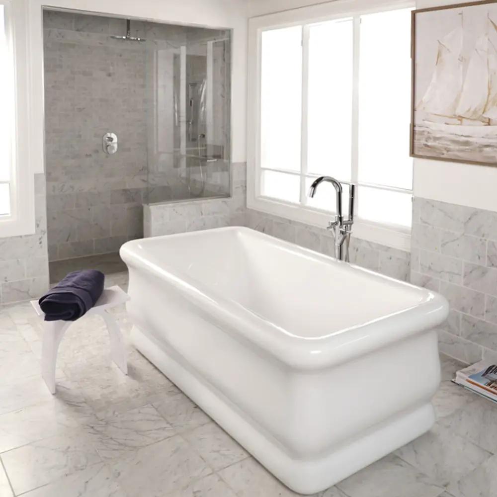 white tub