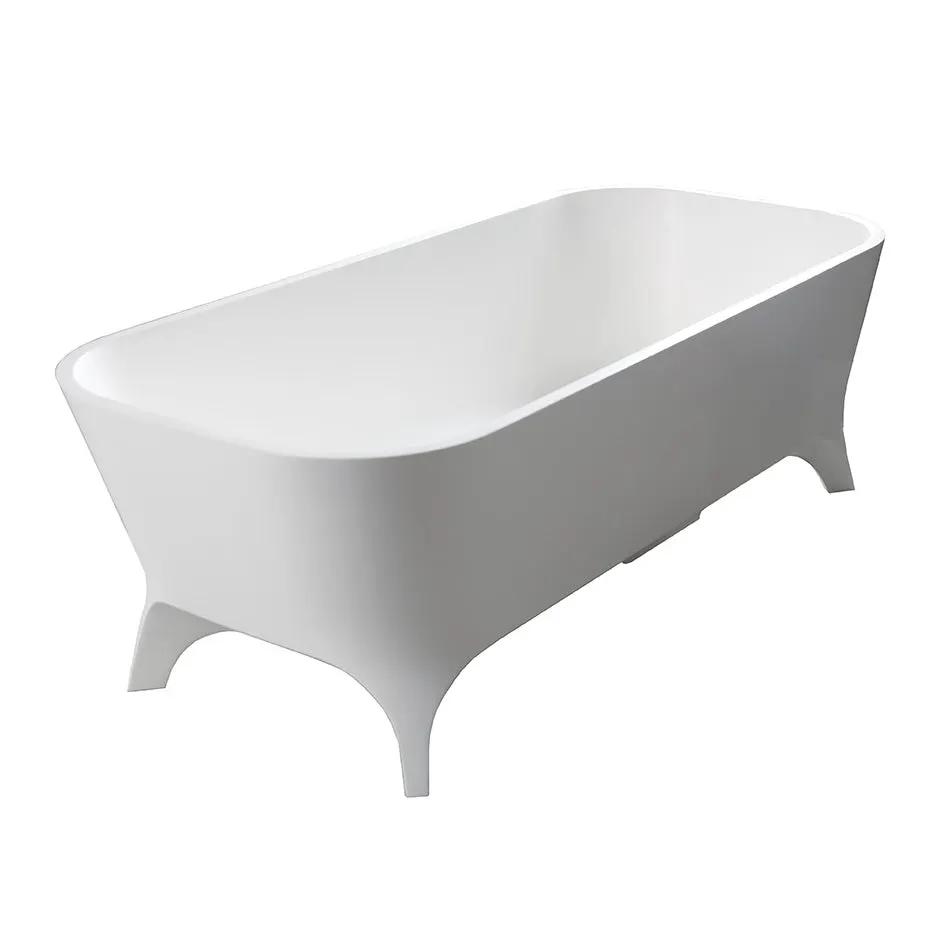 matte white tub