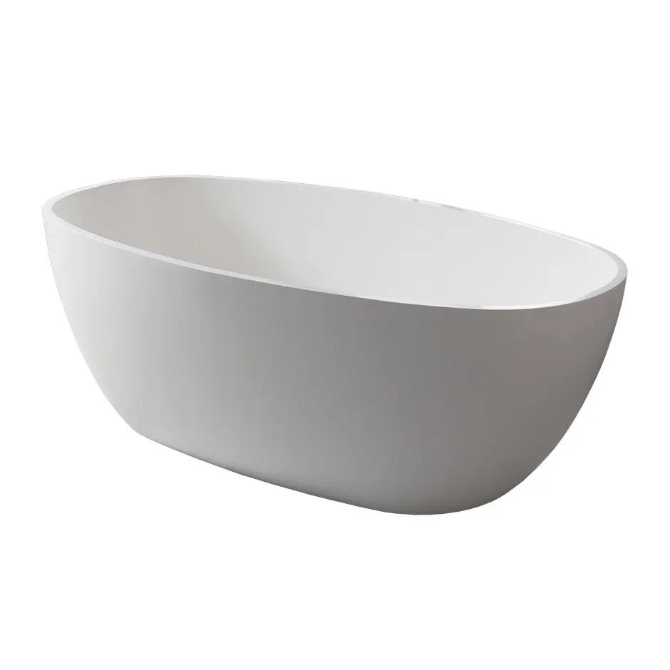 matte white tub