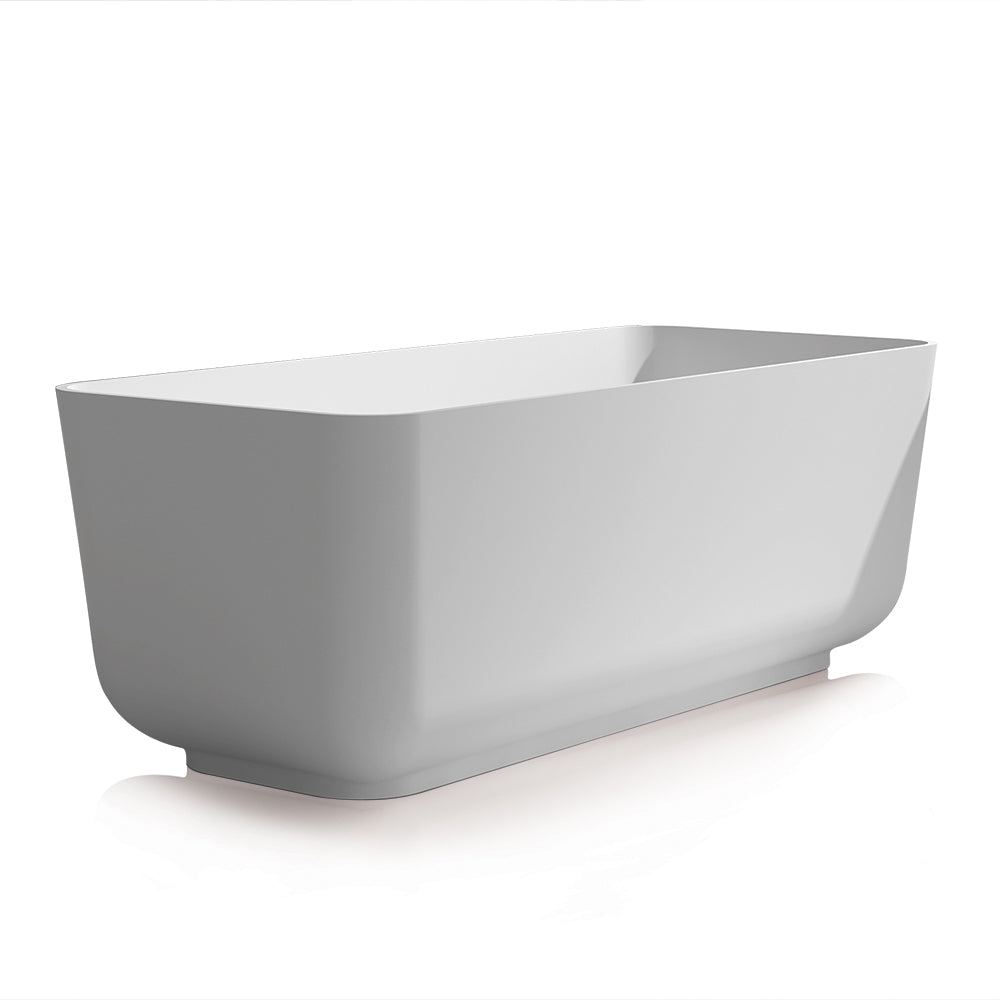 matte white tub