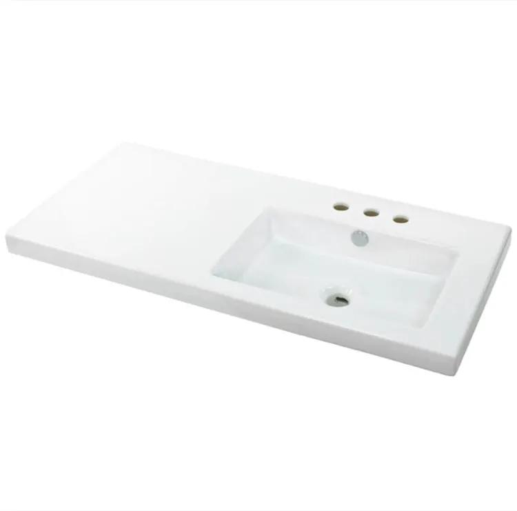 Nameeks Tecla 39-3/8" Ceramic Wall Mounted/Drop In Bathroom Sink - Includes Overflow by Nameeks