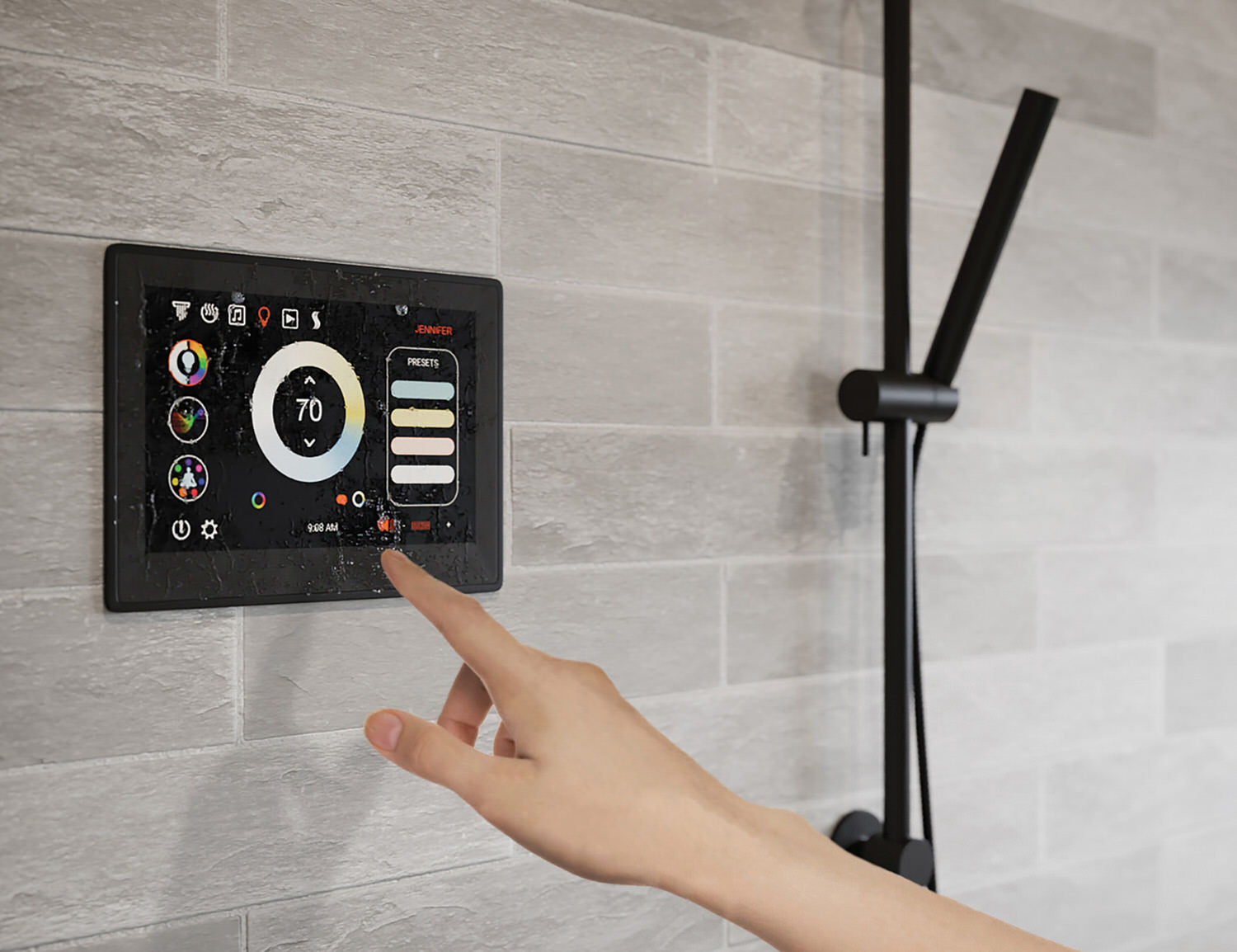 polished chrome controller