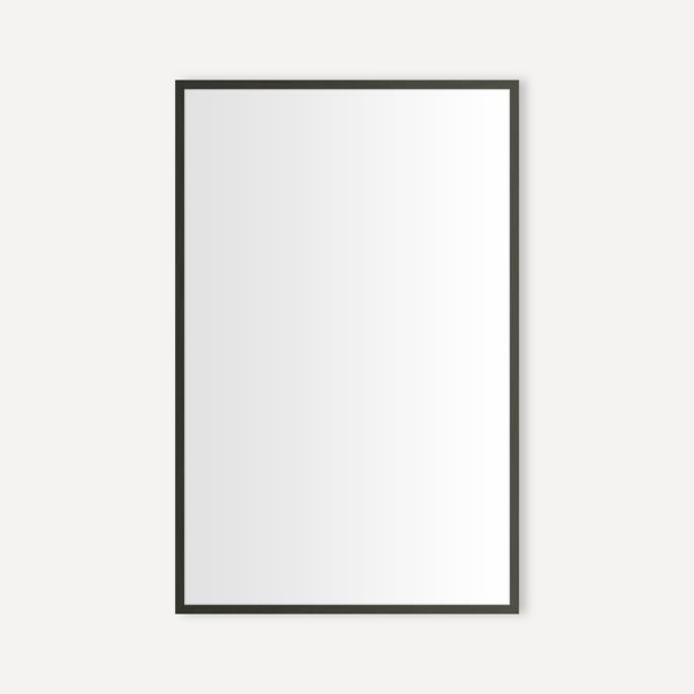 iron black metal mirror