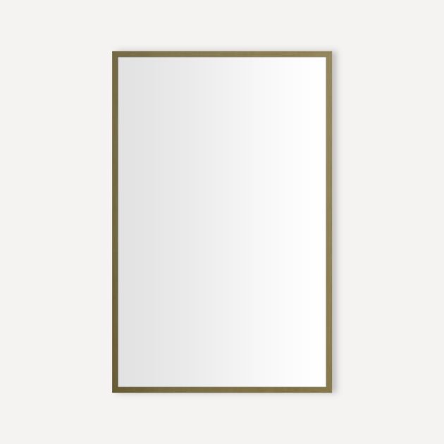 Robern Thin Framed Metal Mirror, 20"x 30"x 1-3/4"