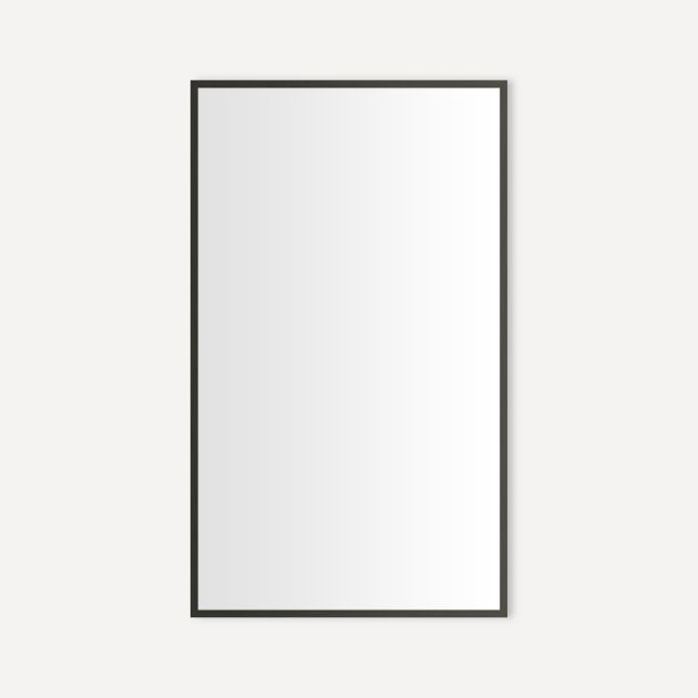 iron black metal mirror