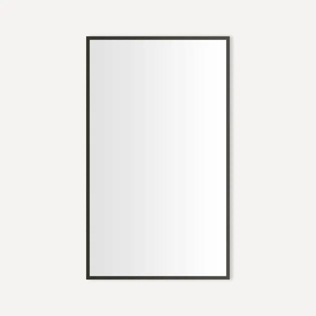 iron black metal mirror