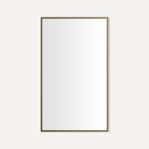 Robern Thin Framed Metal Mirror, 24"x 40"x 1-3/4"