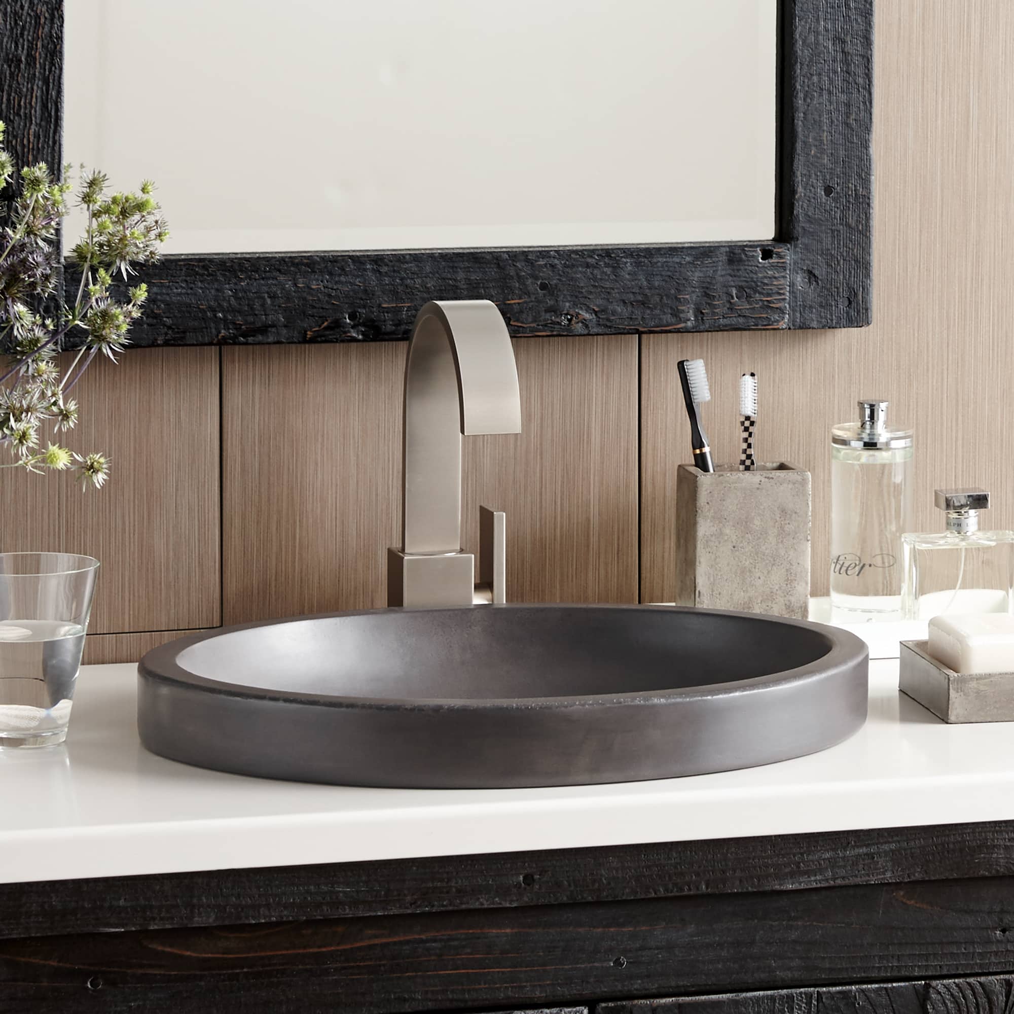 slate bathroom sink